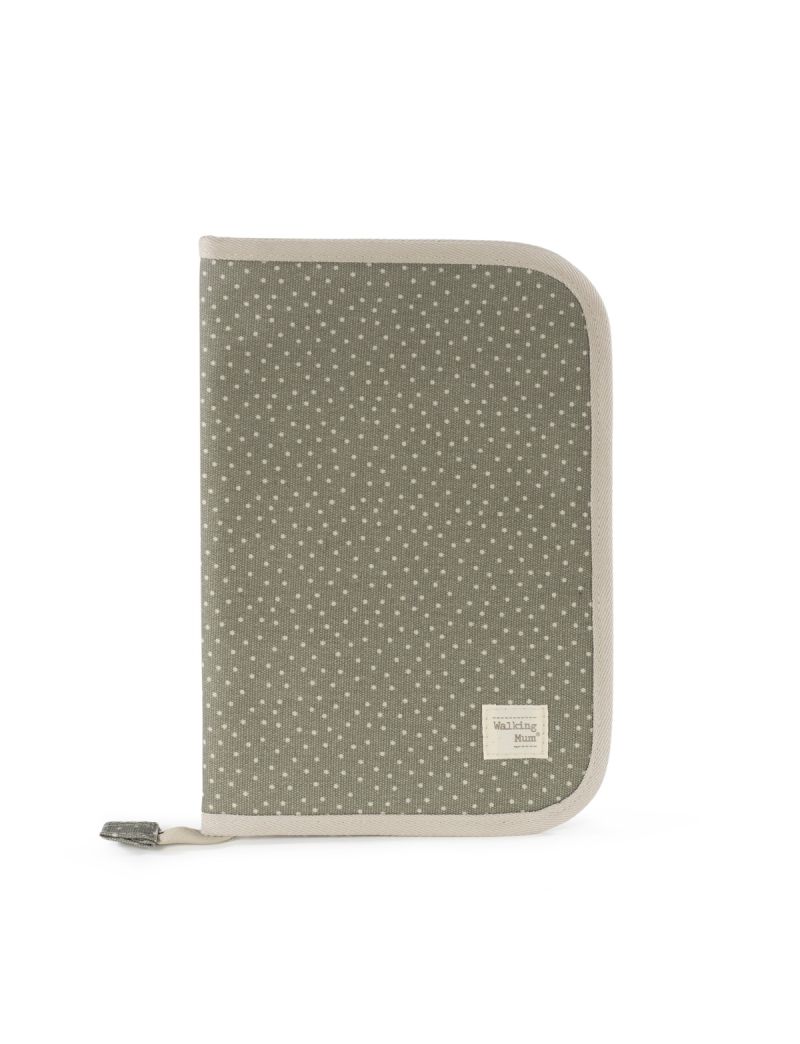 WALKING MUM PORTA-DOCUMENTOS POPPY DOTS MOSS