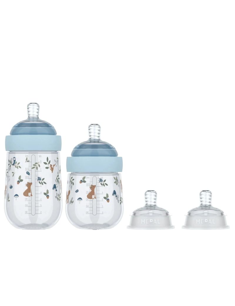 Conjunto de Biberões Mepal Mio 4 peças.– forest friends