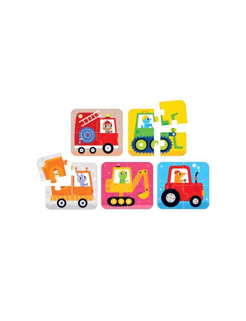 Banana Panda Puzzle On-The-Go Veículos 2 anos