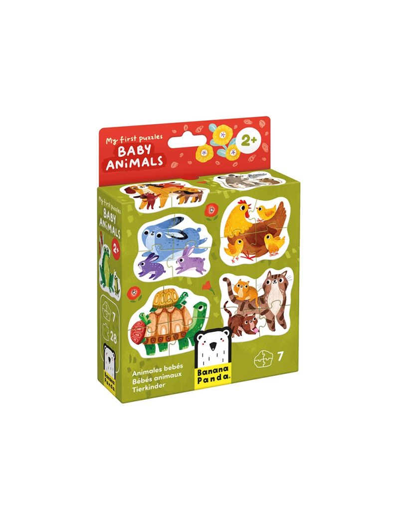 Banana Panda My First Puzzles Baby Animals + 2 anos