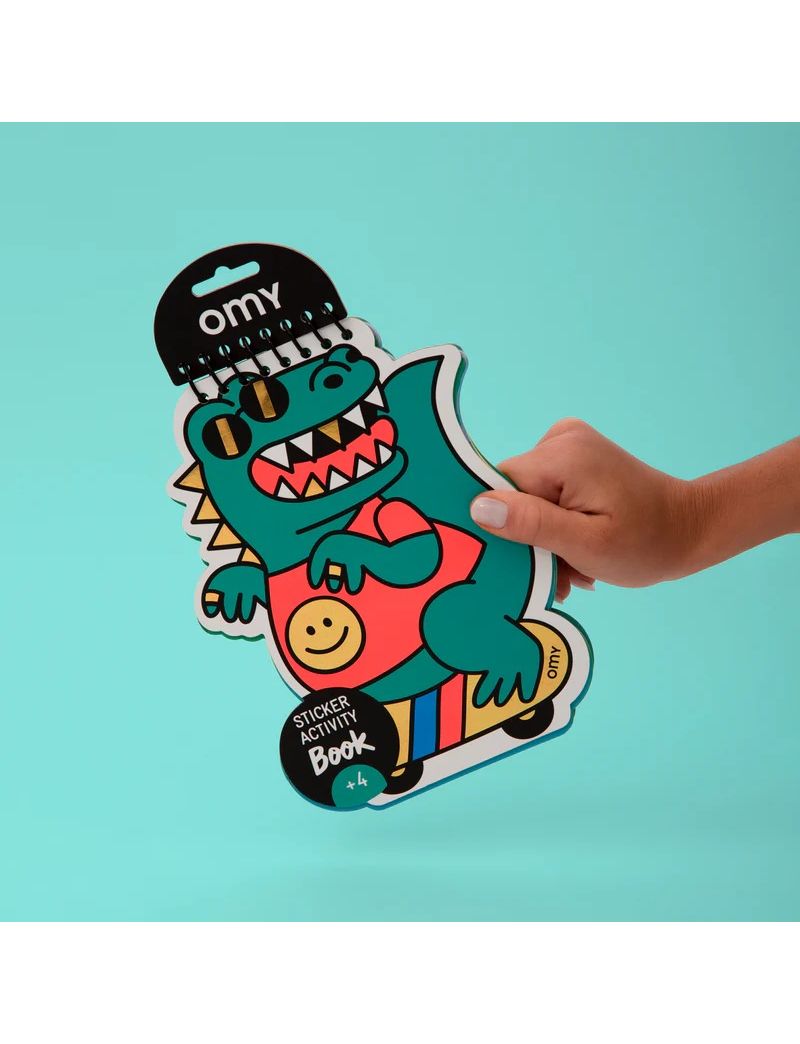 OMY Caderno de Autocolantes Dino