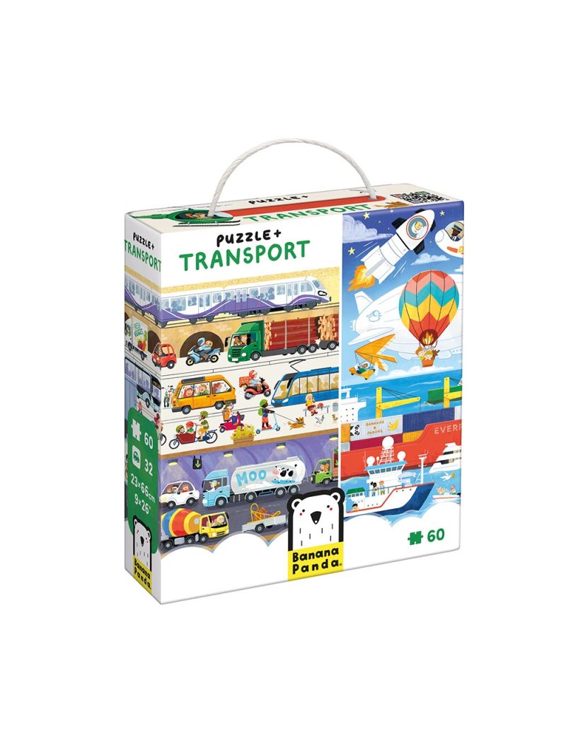 Banana Panda Puzzle + Transportes +4 Anos