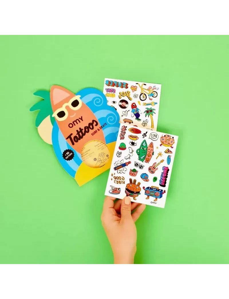 OMY Surf & Skate Tatoos