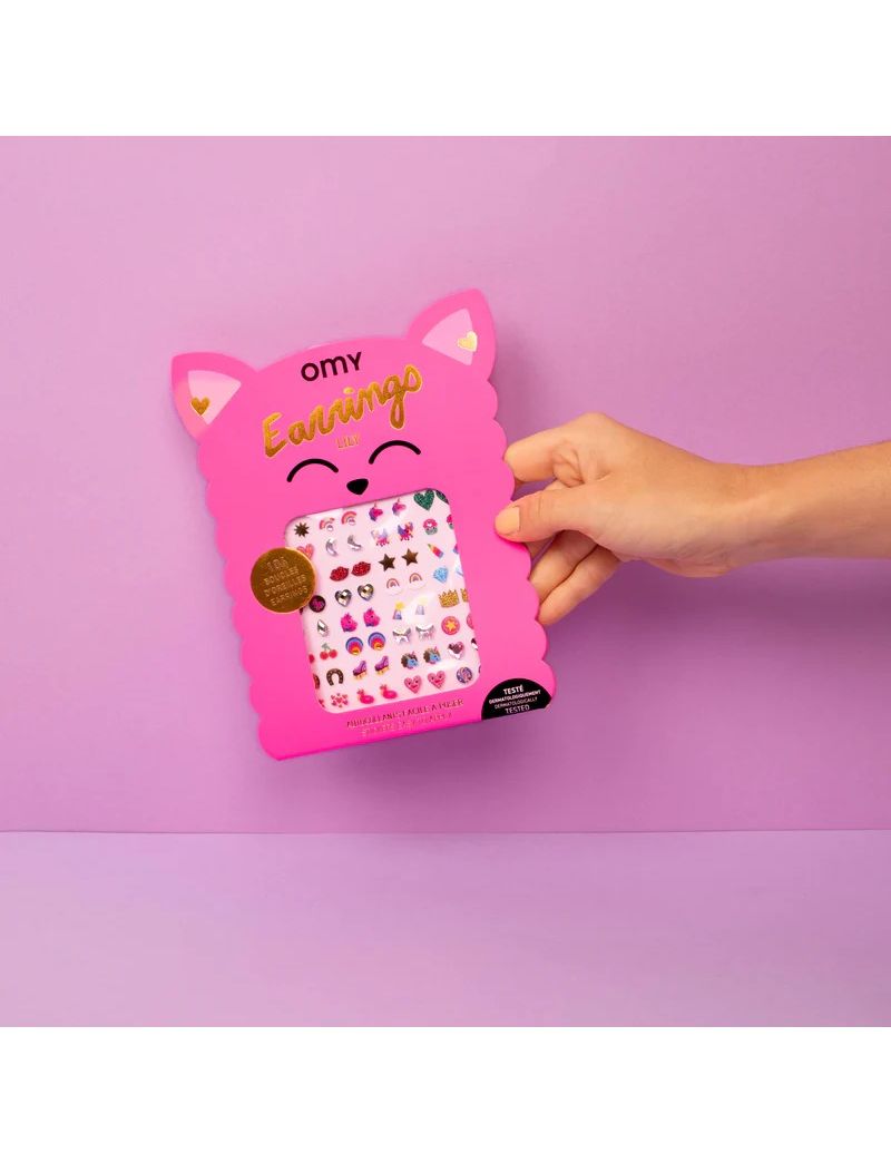 OMY Brincos Autocolantes Lily