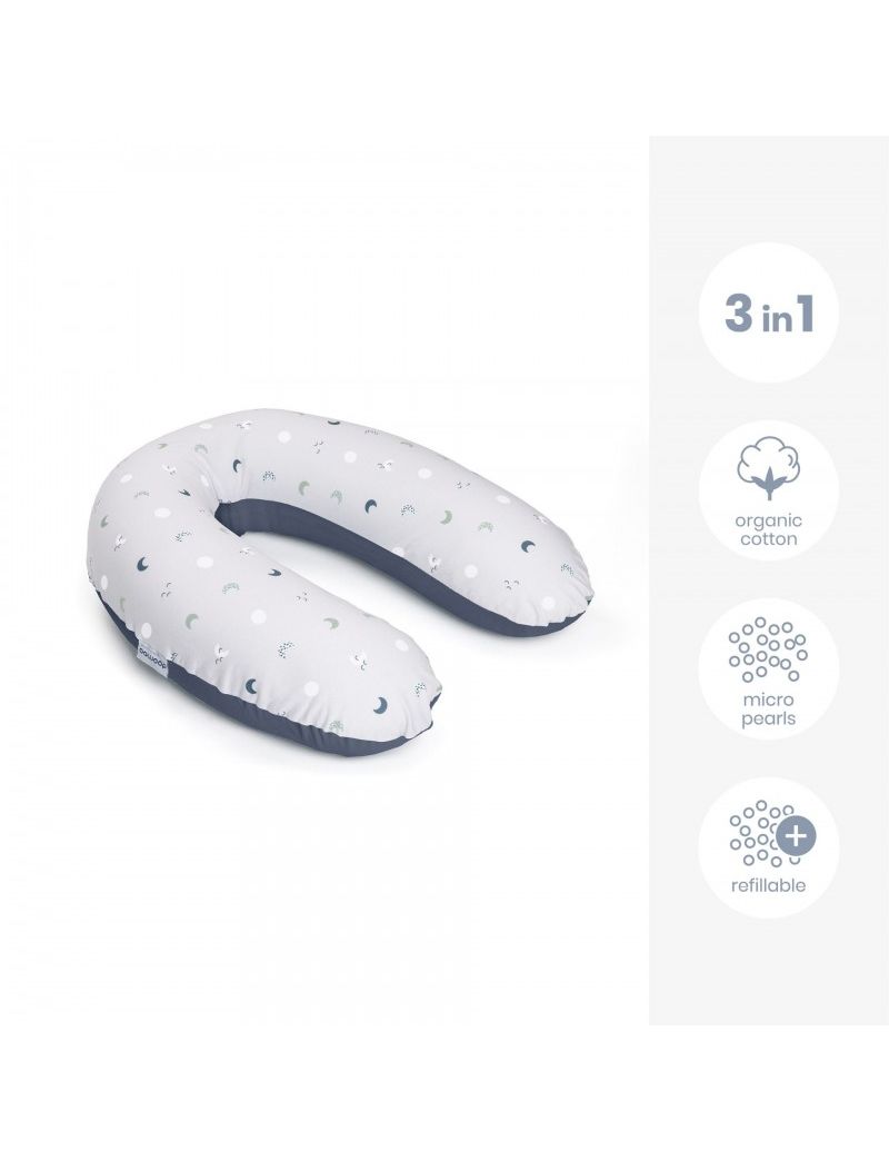 Doomoo Buddy Blue Grey Moon