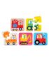 Banana Panda Puzzle On-The-Go Veículos 2 anos