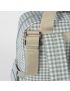 MOCHILA DE MATERNIDADE I LOVE VICHY GREEN