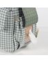 MOCHILA DE MATERNIDADE I LOVE VICHY GREEN