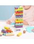 TopBright Torre de Madeira Jenga Animais