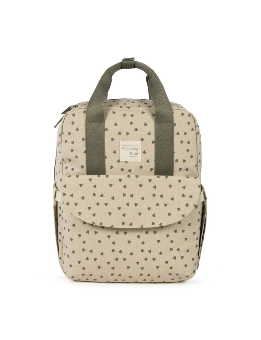 WALKING MUM MOCHILA POPPY HEARTS MOSS