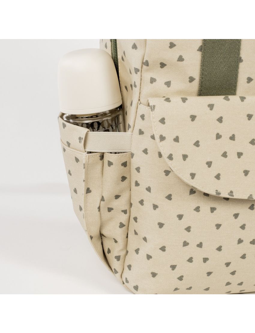 WALKING MUM MOCHILA POPPY HEARTS MOSS