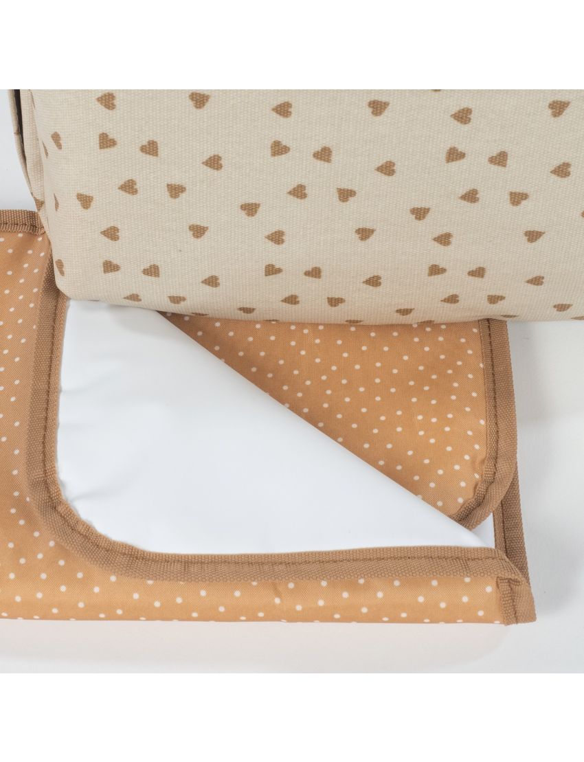 WALKING MUM MOCHILA POPPY HEARTS CINNAMON