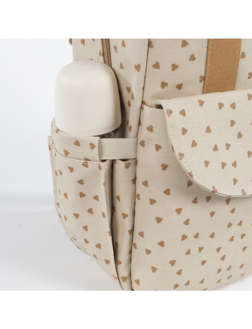 WALKING MUM MOCHILA POPPY HEARTS CINNAMON