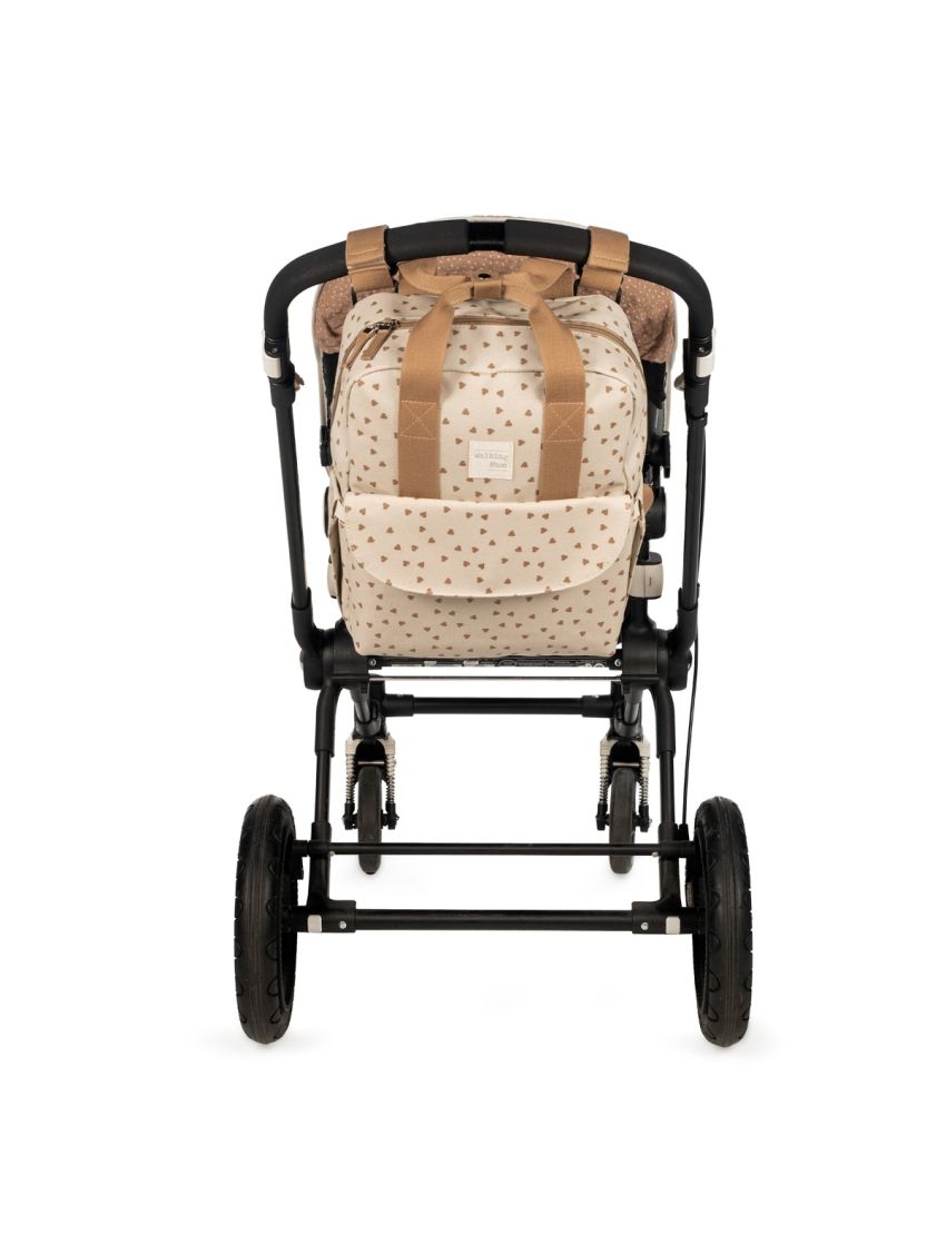 WALKING MUM MOCHILA POPPY HEARTS CINNAMON