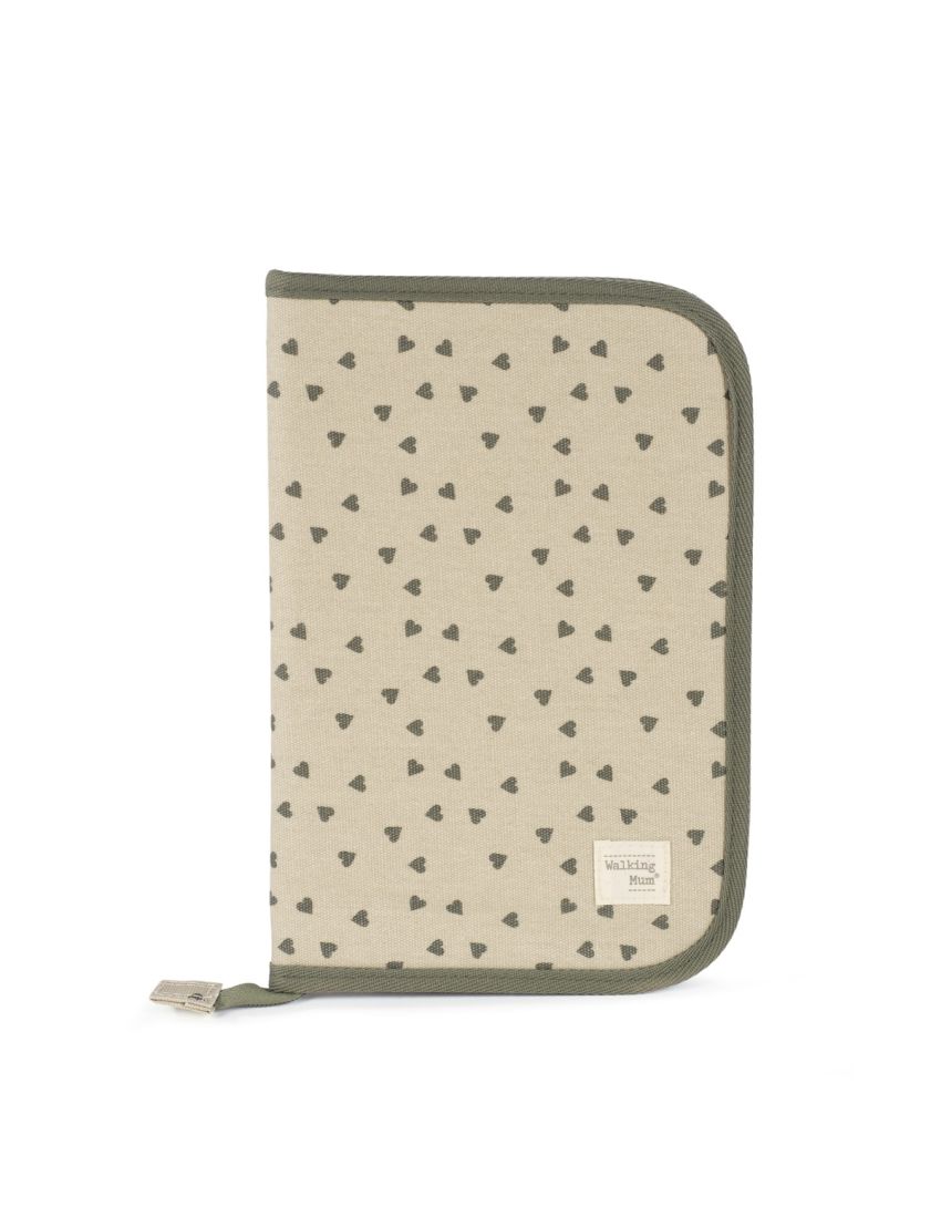 WALKING MUM PORTA-DOCUMENTOS POPPY HEARTS MOSS