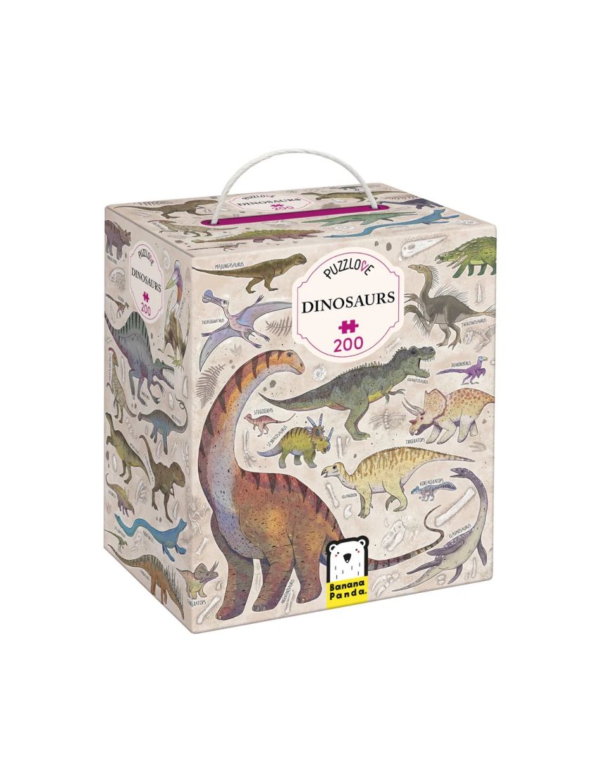 Banana Panda Puzzle Dinossauros