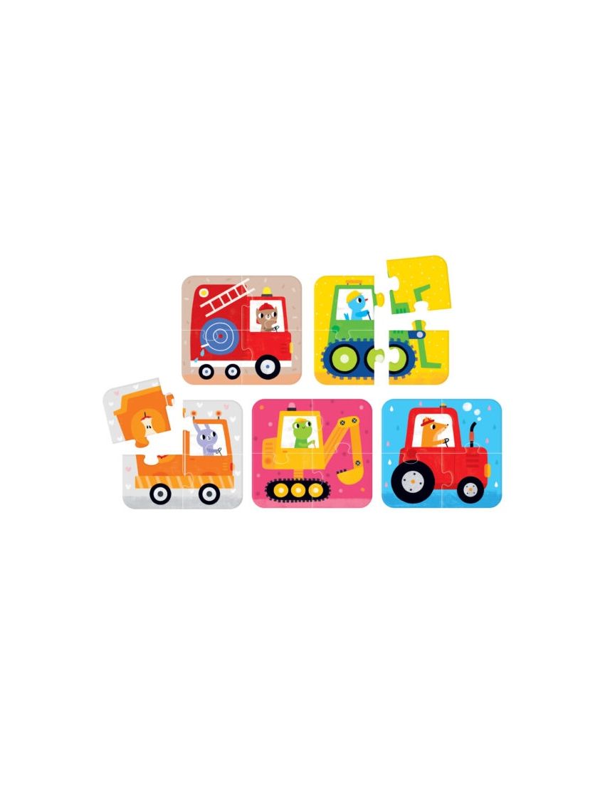 Banana Panda Puzzle On-The-Go Veículos 2 anos