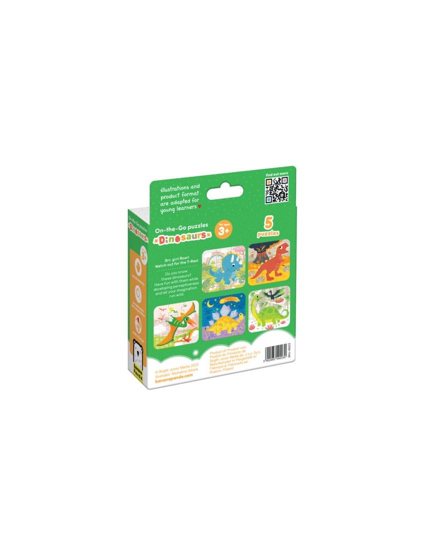 Banana Panda On-the-Go Puzzles Dinossauros