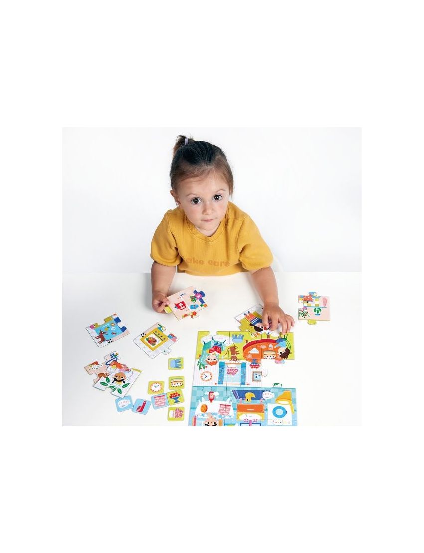 Banana Panda Puzzle + Home 2 Anos+