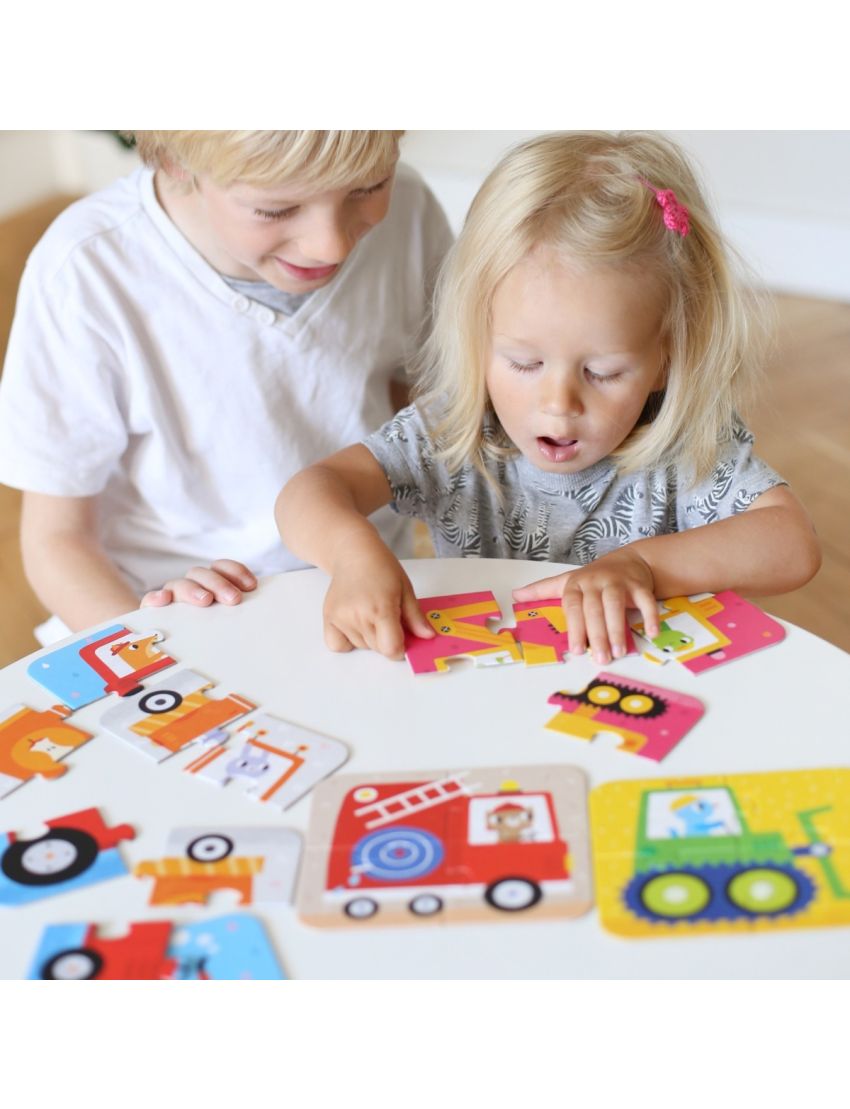 Banana Panda Puzzle On-The-Go Veículos 2 anos