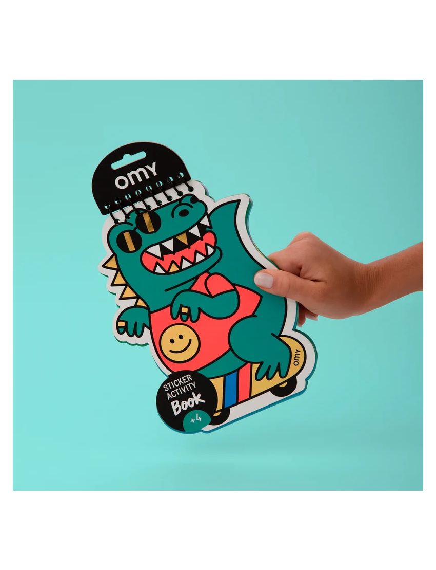 OMY Caderno de Autocolantes Dino