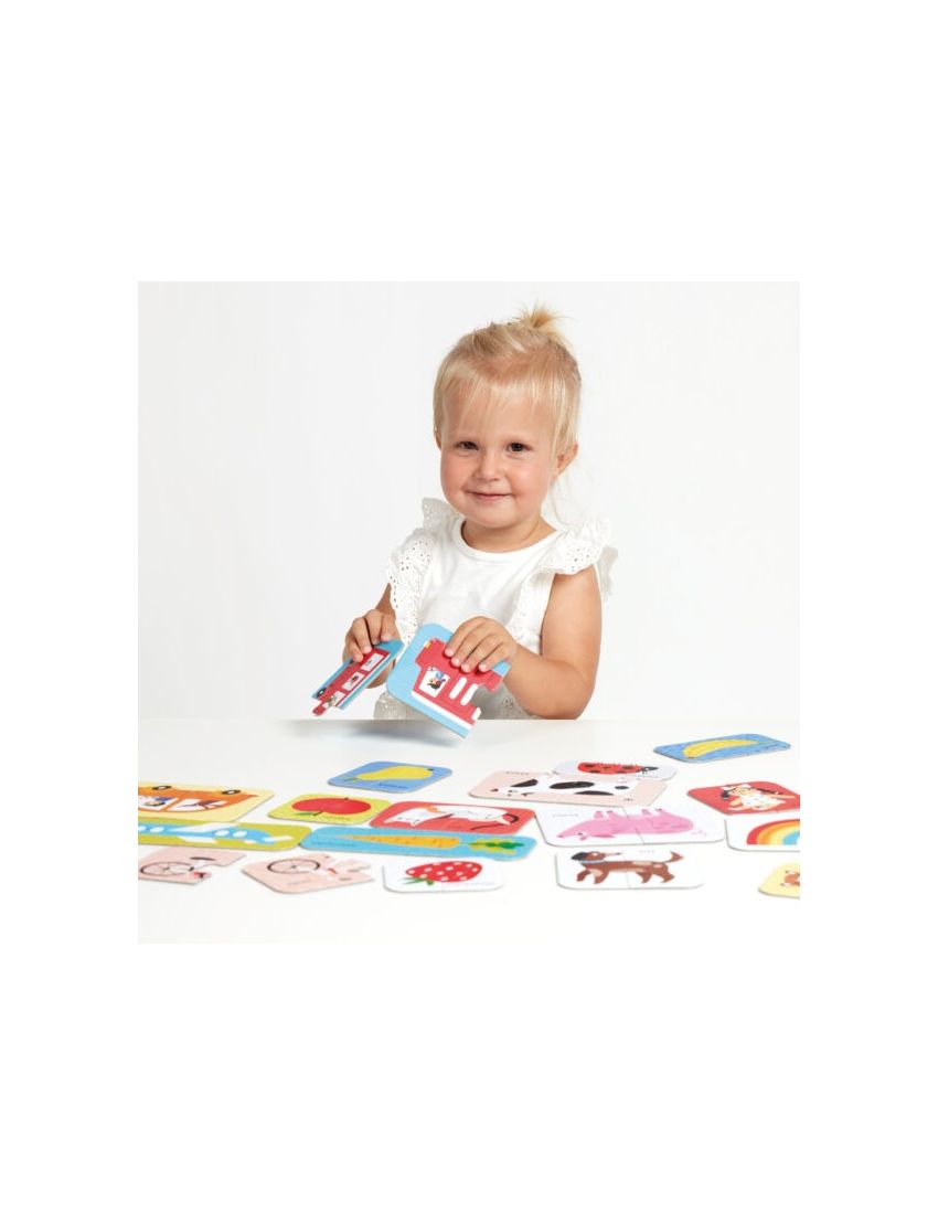 Banana Panda Puzzle Pares Primeiras Palavras