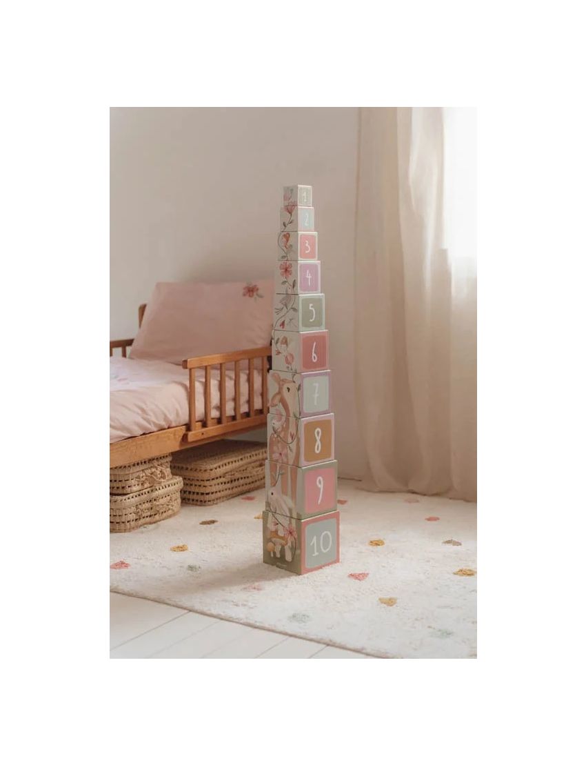 Cubos de Empilhar e Encaixe em Cartão – Fairy Garden