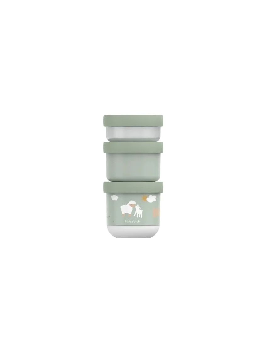 Snackbox Empilhável Mepal Mio 3 peças – little farm