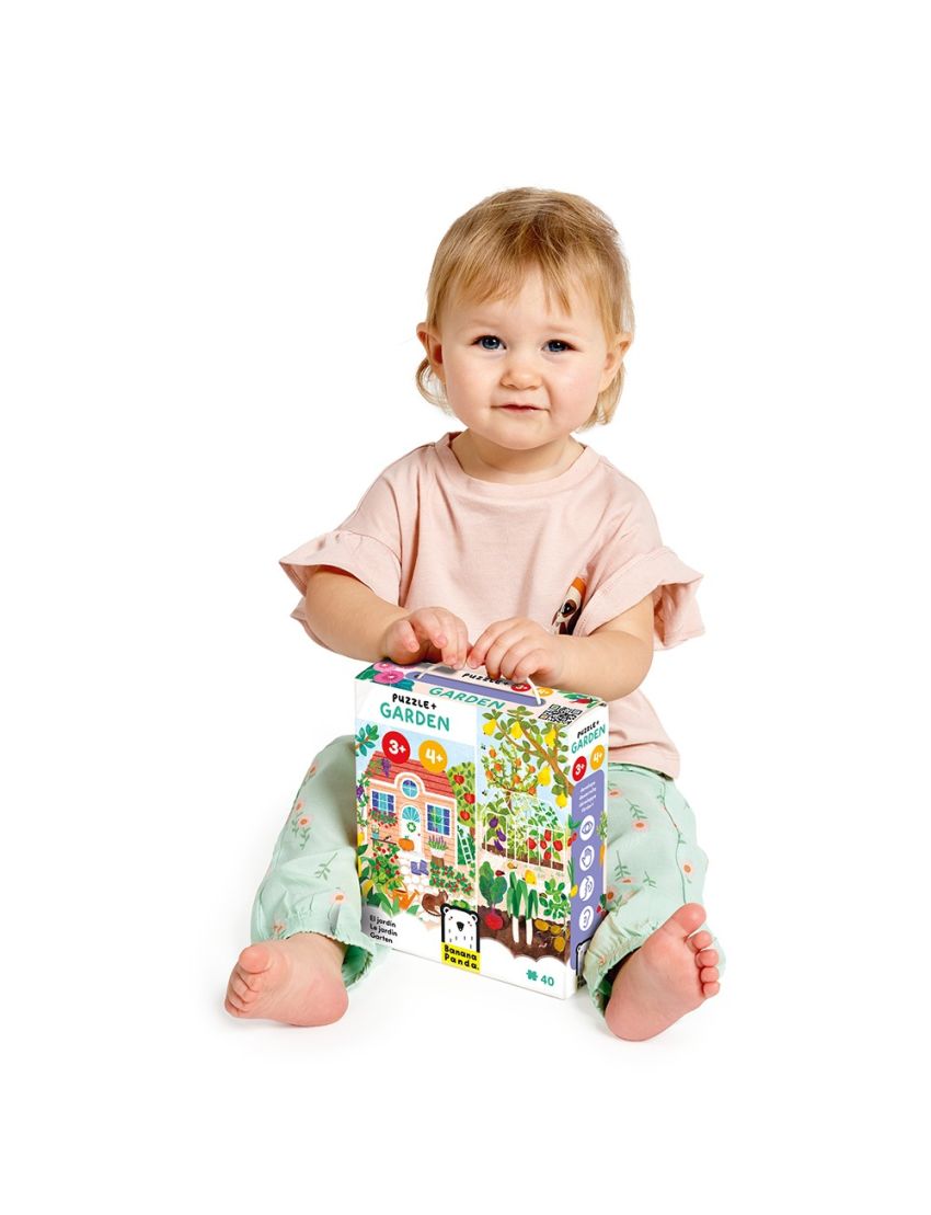Banana Panda Puzzle + Garden +3 Anos