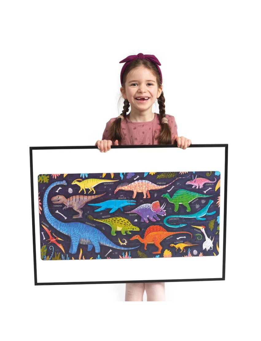 Banana Panda Puzzle I love Dinossauros