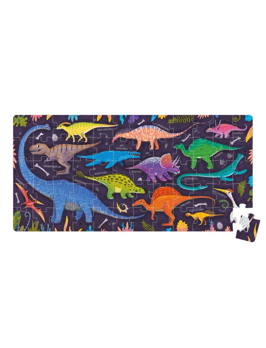 Banana Panda Puzzle I love Dinossauros