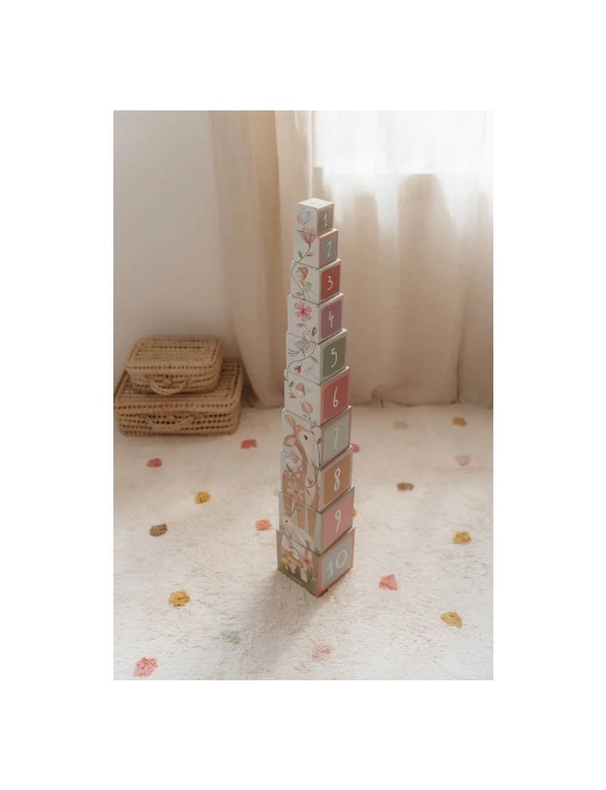 Cubos de Empilhar e Encaixe em Cartão – Fairy Garden