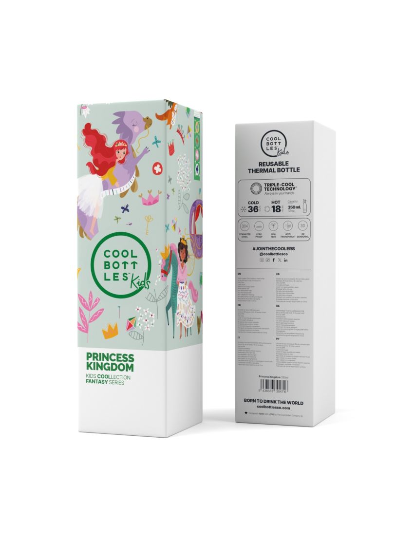 COOL BOTTLES KIDS PRINCESS KINGDOM 350ml