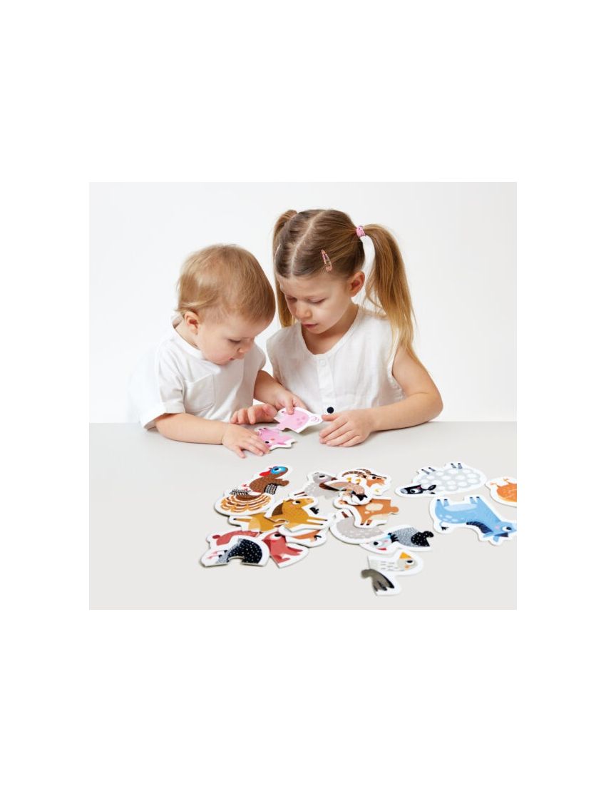 Banana Panda Puzzle Progressivo Animais da Quinta + 18 Meses