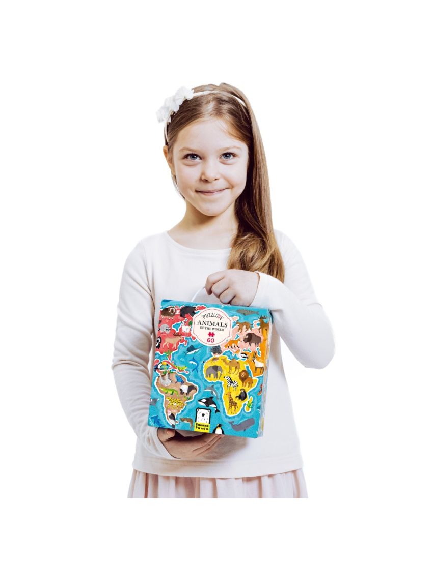 Banana Panda Puzzle Animais do Mundo