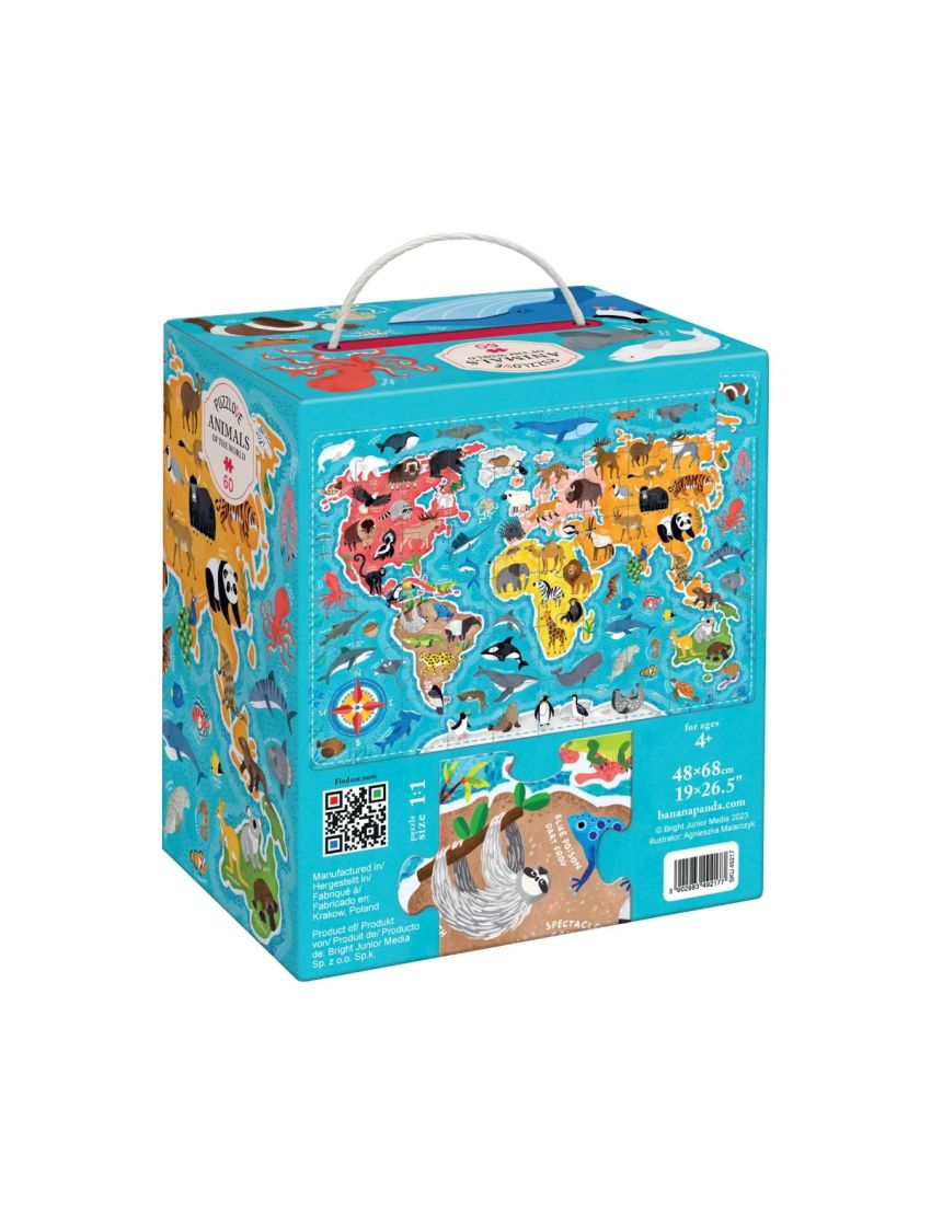 Banana Panda Puzzle Animais do Mundo