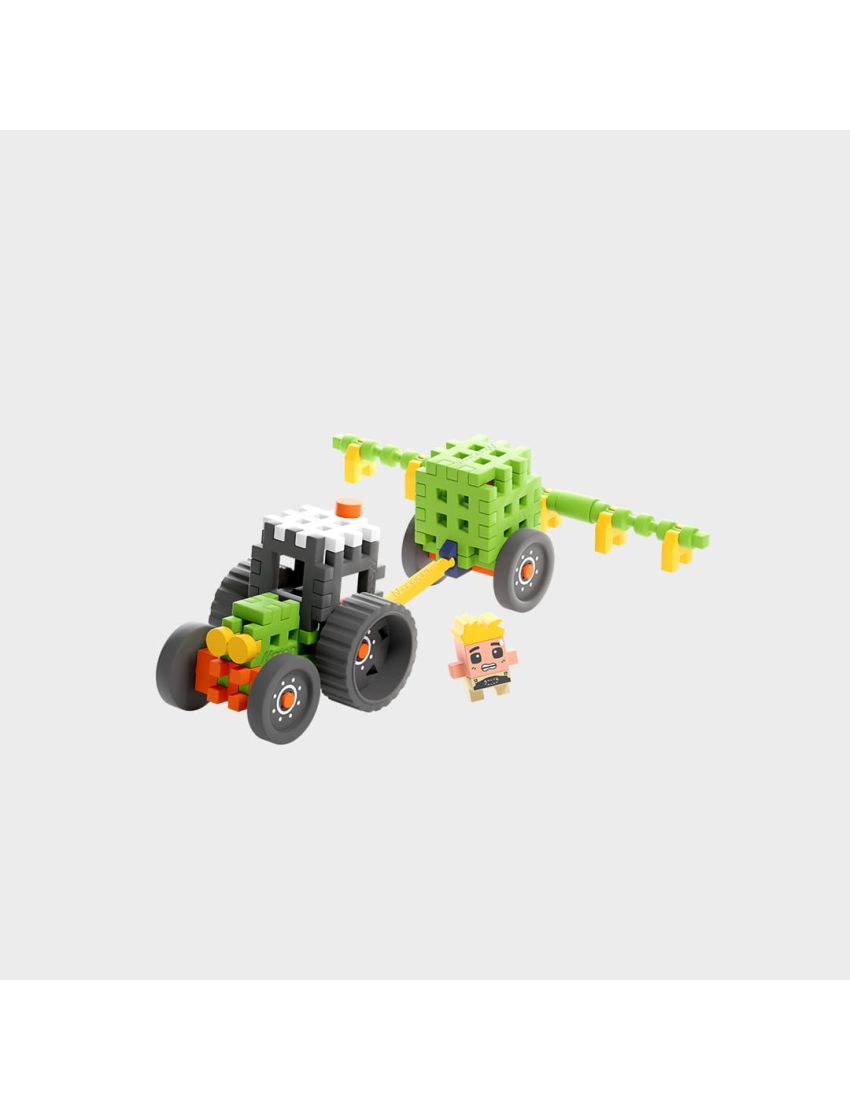 Marioinex Mini Waffle Agricultor Com Trator