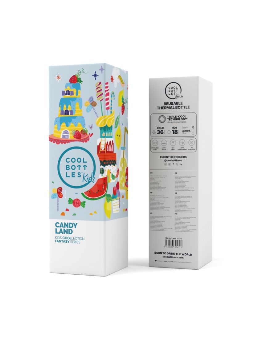 COOL BOTTLES KIDS CANDY LAND 350ml