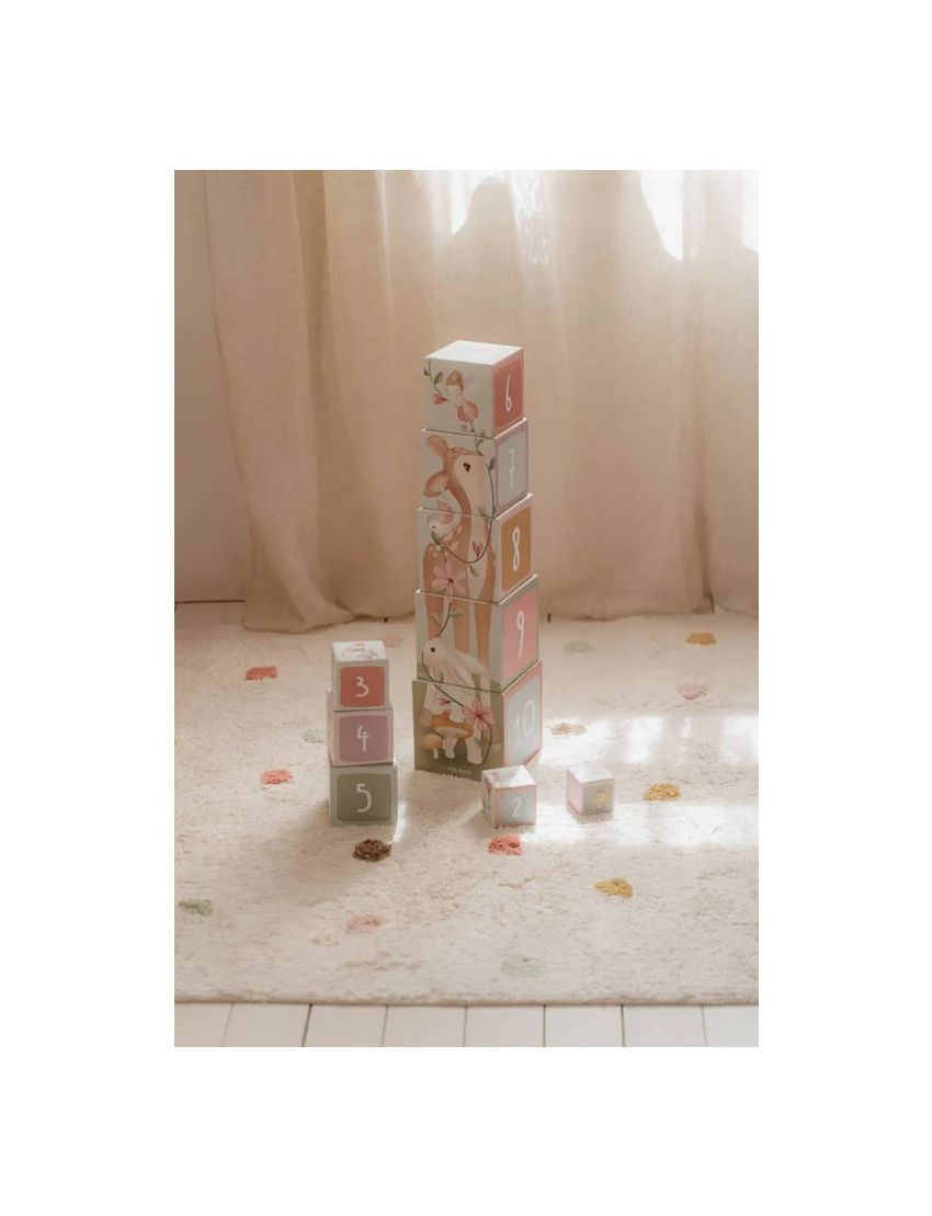 Cubos de Empilhar e Encaixe em Cartão – Fairy Garden