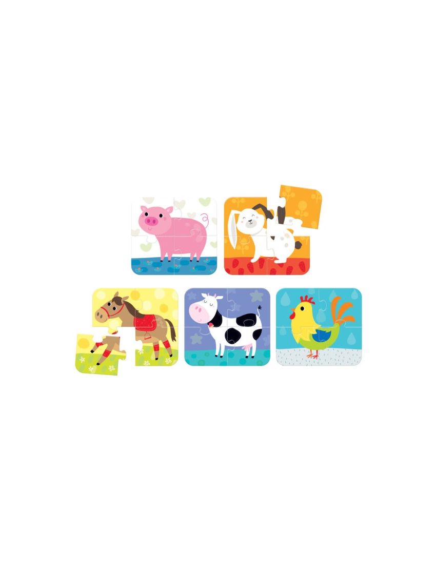 Banana Panda Puzzle On-The-Go Animais da Quinta 2 Anos
