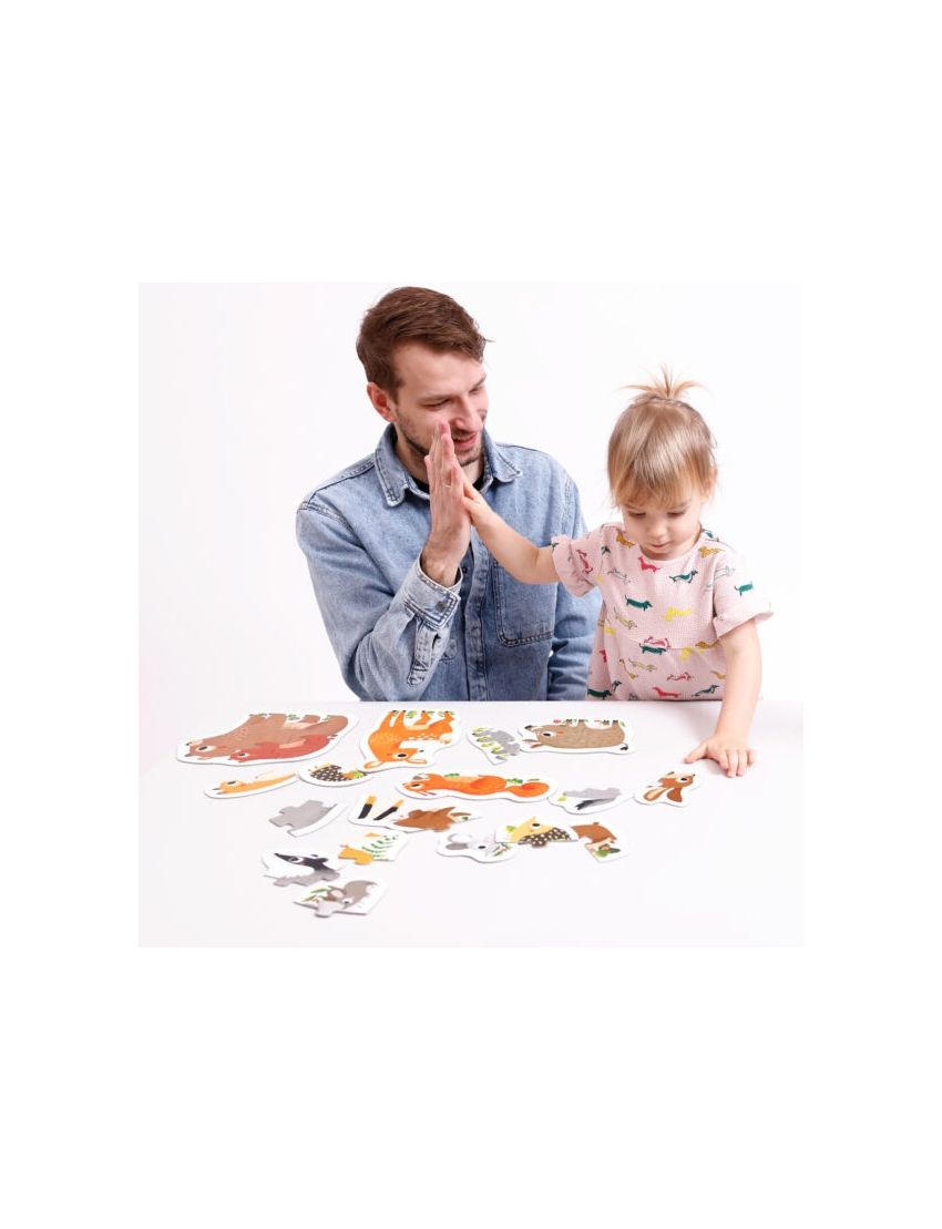 Banana Panda 2x Puzzle Animais da Floresta + 2 Anos