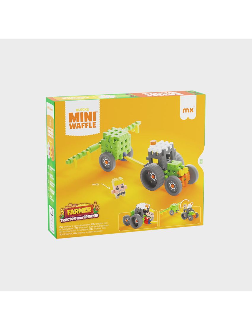 Marioinex Mini Waffle Agricultor Com Trator