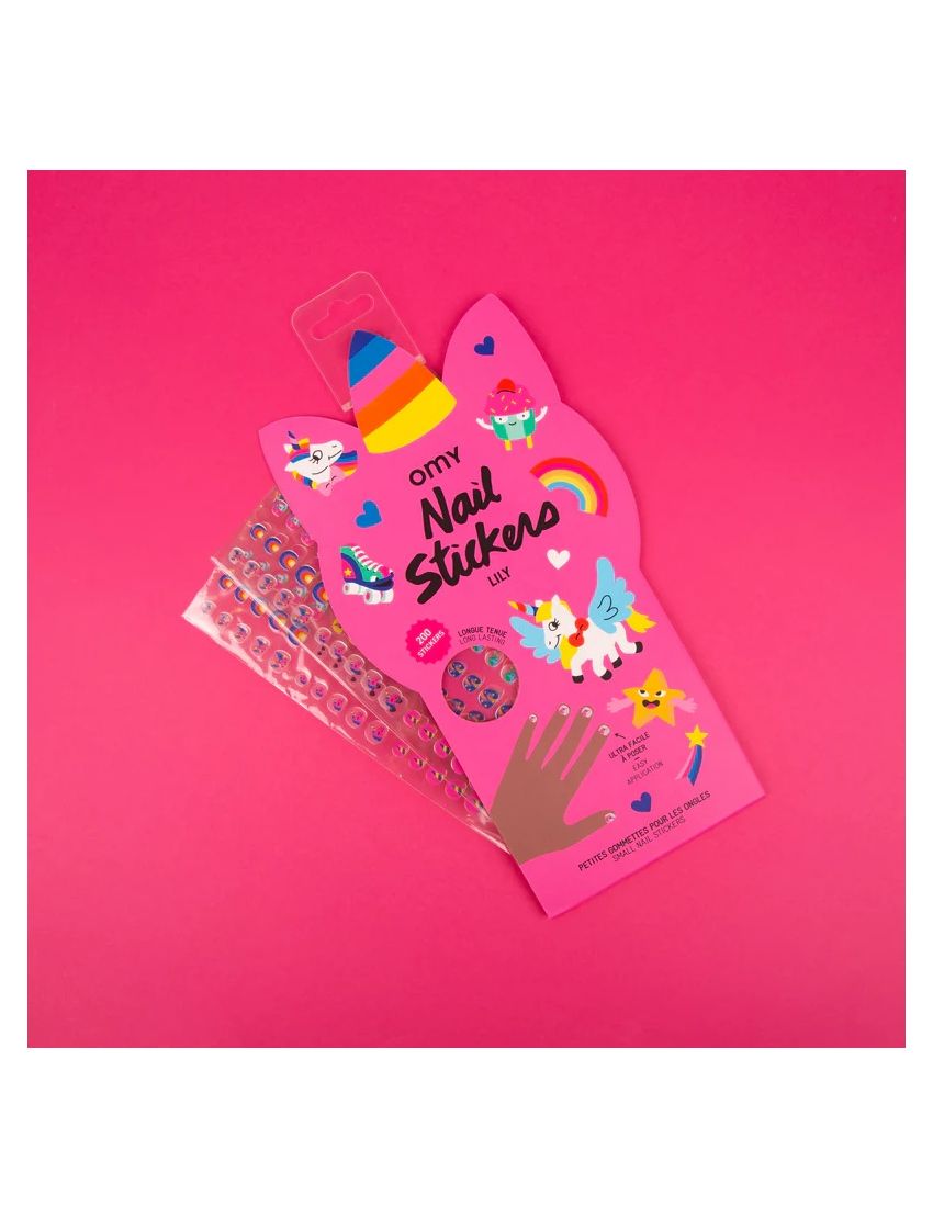 OMY Stickers Para Unhas Lily Unicórnio