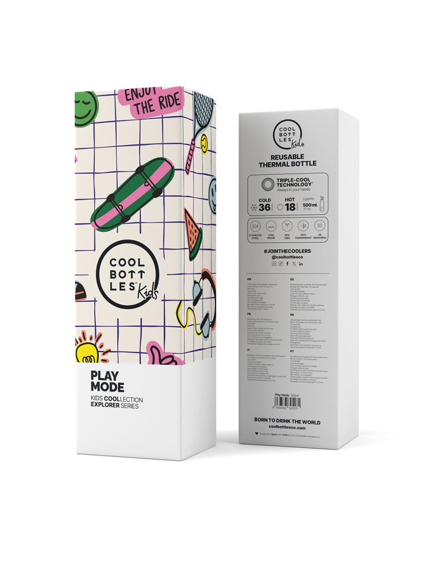 COOL BOTTLES KIDS PLAY MODE 500ml