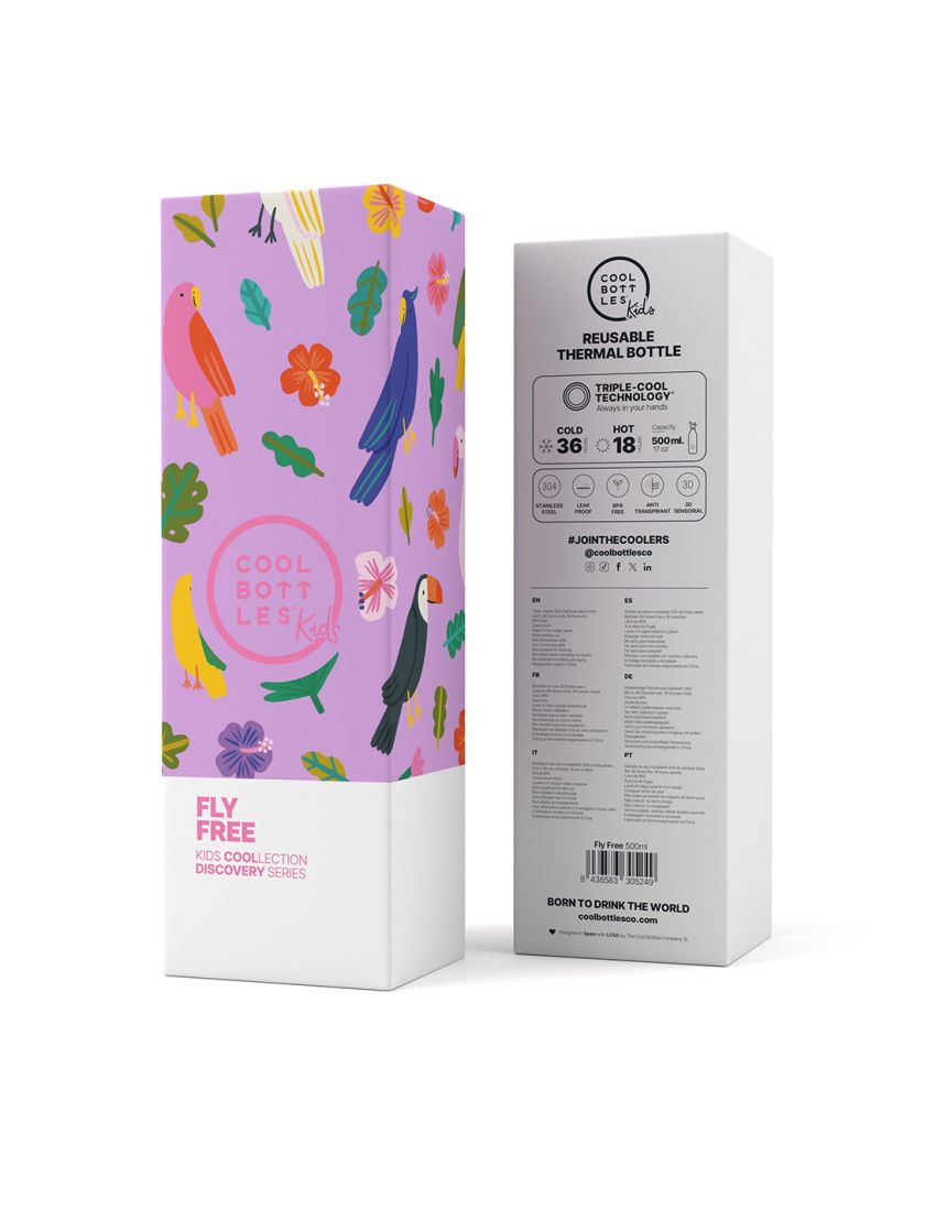 COOL BOTTLES KIDS FLY FREE 500ml