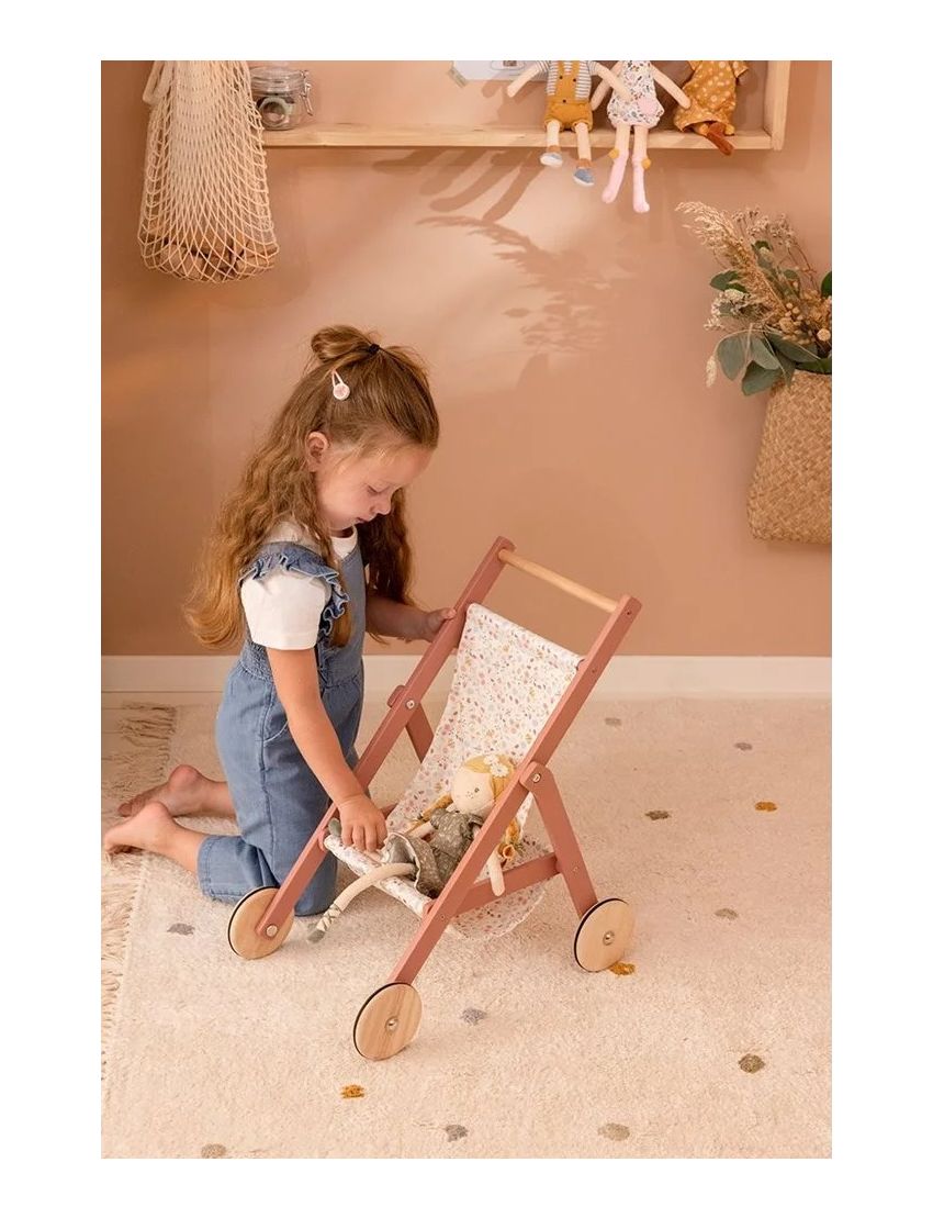 Carrinho de Bonecas | Doll Stroller FSC – Flowers & Butterflies