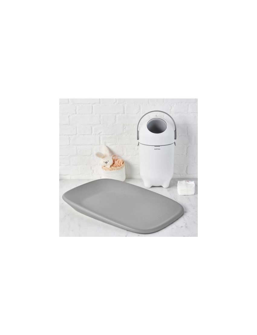 Contentor de Fraldas Nattou Dropy - Branco e Cinza