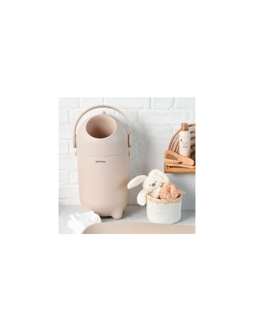 Contentor de Fraldas Nattou Dropy - Beige