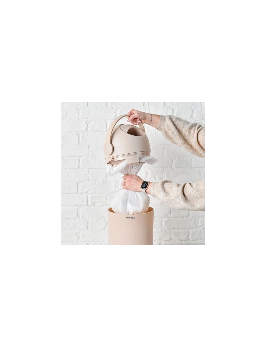 Contentor de Fraldas Nattou Dropy - Beige
