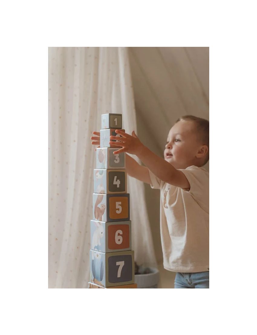 Blocos de Encaixe e Torre em Cartão – Forest Friends FSC